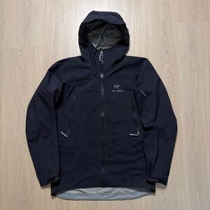 Arcteryx Zeta AR Full Zip Gore-Tex Waterproof Shell Jacket Mens Large Black 2018